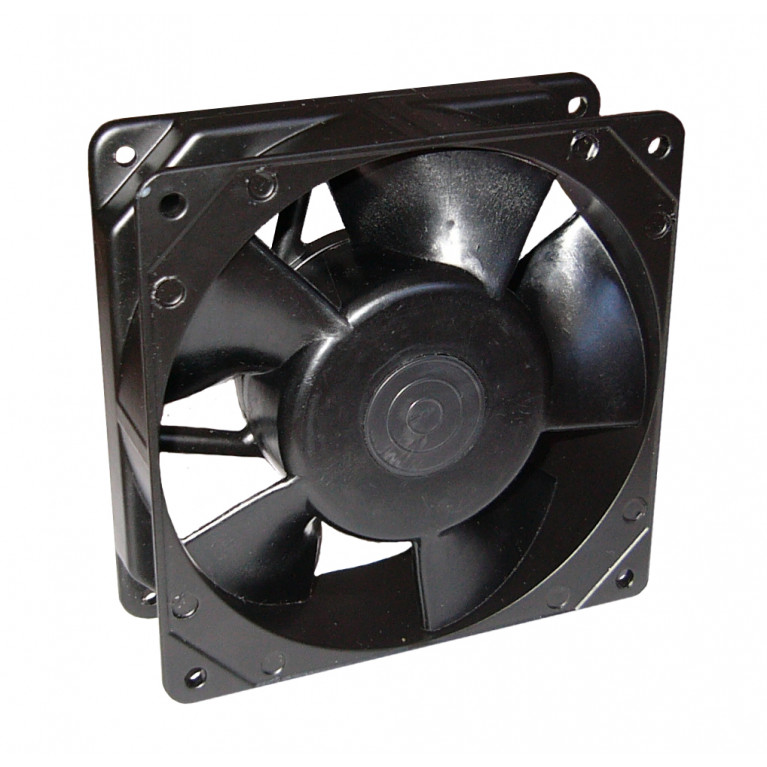 Axial exhaust fan for ovens, electrical enclosures, machine tools, power supplies VA 12/2 130 , 150 m³/h, 120x120 mm
